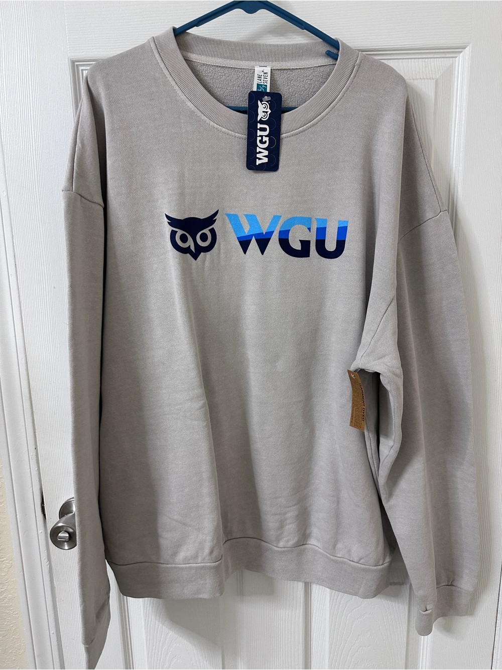Logo Crewneck Sweatshirt - women’s Light Gray
